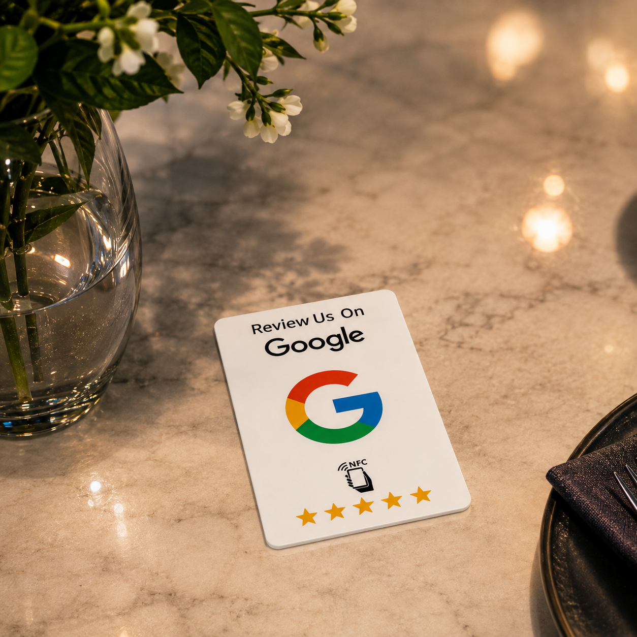Karta NFC do Opinii Google